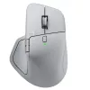 Logitech pele MX Master 4 — labā roka, lāzera 8000 DPI, RF bezvadu + Bluetooth, 8 pogas, pelēka
