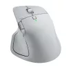 Logitech pele MX Master 4 — labā roka, lāzera 8000 DPI, RF bezvadu + Bluetooth, 8 pogas, pelēka