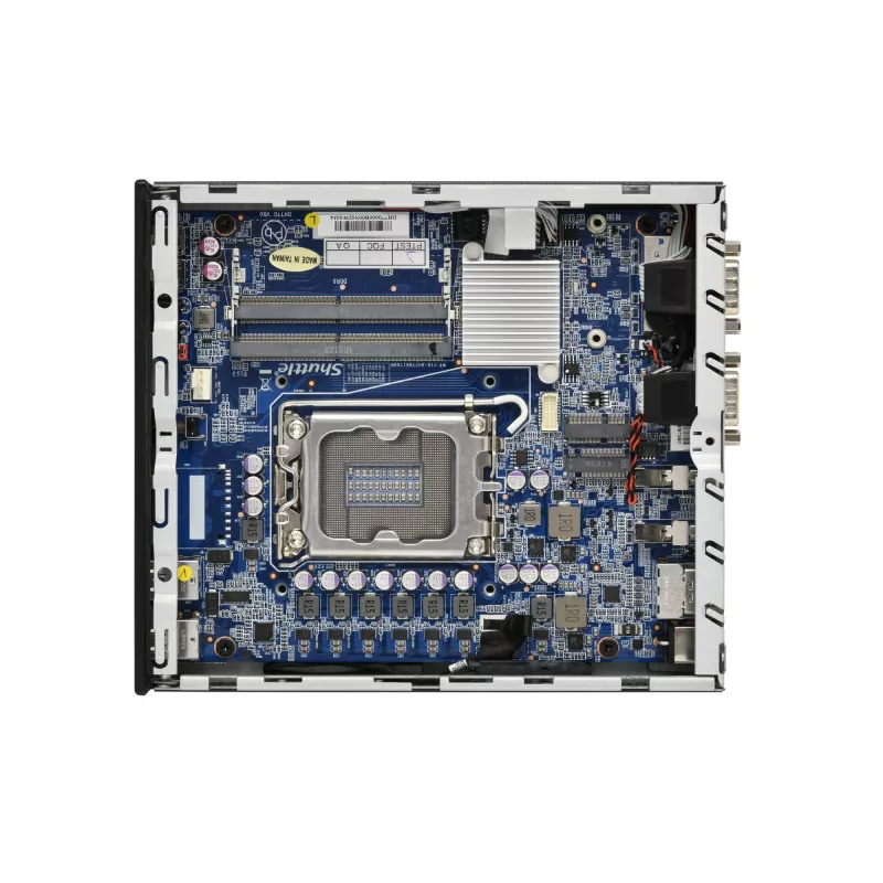 Shuttle Slim PC DH770, LGA1700, 2x HDMI, 2x DP, 2x 2.5G LAN, 2x COM, 8x USB, 1x 2.5 inch, 2x M.2, 24/7 darbība, iekļauts VESA stiprinājums