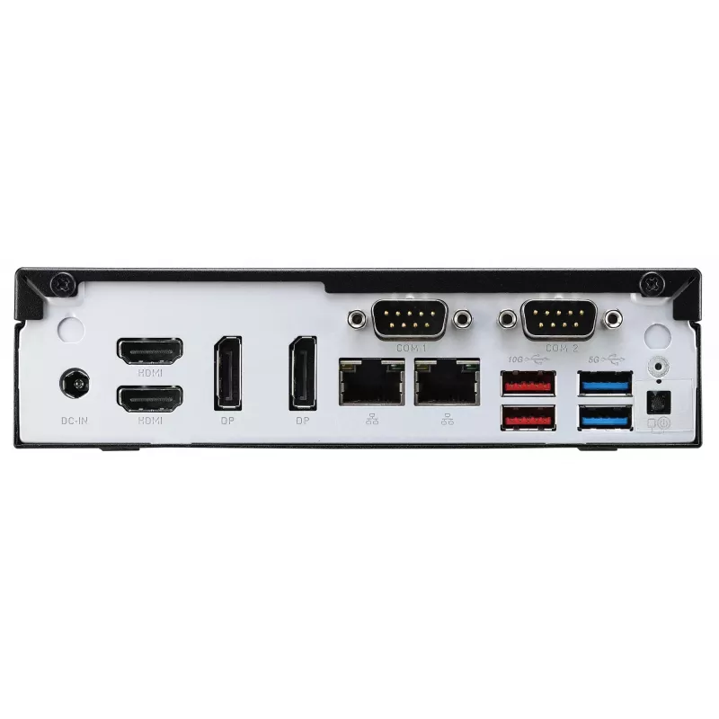Shuttle Slim PC DH770, LGA1700, 2x HDMI, 2x DP, 2x 2.5G LAN, 2x COM, 8x USB, 1x 2.5 inch, 2x M.2, 24/7 darbība, iekļauts VESA stiprinājums