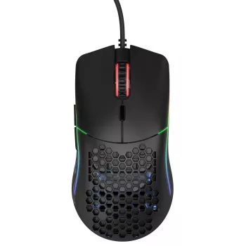 Glorious Gaming Glorious Model O Peles Regulārā (Melna), Labā roka, Optiskā, USB Type-A, 12000 DPI, Melna