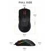 Glorious Gaming Glorious Model O Peles Regulārā (Melna), Labā roka, Optiskā, USB Type-A, 12000 DPI, Melna