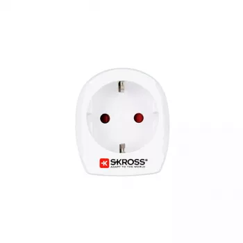 Strāvas adapteris C tipa Europlug uz Dānijas K kontaktligzdu Skross 1.500232-E