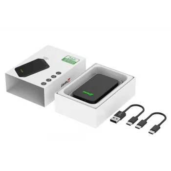 Carlinkit CPC200-2AIR automašīnas multivides uztvērējs, melns, Wi‑Fi 5 GHz / 2.4 GHz, Bluetooth 4.1, USB‑C