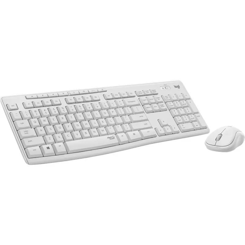 LOGITECH MK295 Klusais Bezvadu Kombinācija Off White Qwerty Dāņu/Norvēģu/Zviedru/Somu