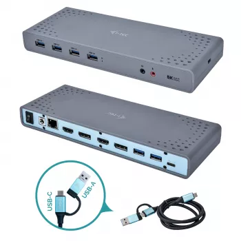 i-tec USB 3.0 / USB-C / Thunderbolt 3 Divu Displeju Dokstacija