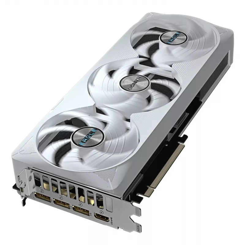 GIGABYTE GeForce RTX 5070 Ti EAGLE OC ICE SFF 16G videokarte - 16GB GDDR7, 256bit, PCI-E 5.0, 2542 MHz kodola frekvence, 3 x DP 2.1a, 1 x HDMI 2.1b, NVIDIA DLSS 4, GV-N507TEAGLEOC ICE-16GD