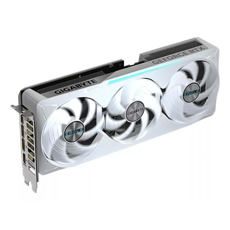 GIGABYTE GeForce RTX 5070 Ti EAGLE OC ICE SFF 16G videokarte - 16GB GDDR7, 256bit, PCI-E 5.0, 2542 MHz kodola frekvence, 3 x DP 2.1a, 1 x HDMI 2.1b, NVIDIA DLSS 4, GV-N507TEAGLEOC ICE-16GD