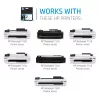 HP 711 3-paka 29 ml Dzeltenas DesignJet tintes kasetnes