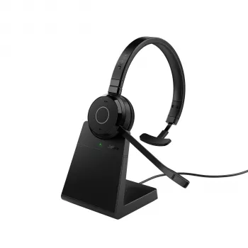 Austiņas Jabra Evolve 65 TE - Link390a MS Mono (ar statīvu)
