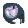 DYMO LetraTag caurspīdīgās plastmasas etiķetes | 12 mm x 4 m | Melns teksts uz caurspīdīga fona | Universālas pašlīmējošas etiķetes LetraTag marķētājiem