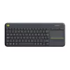 LOGITECH Wireless Touch Keyboard K400 Plus - Melns - Qwerty Uk