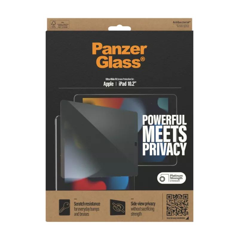 PanzerGlass ® Privātuma Ekrāna Aizsargs iPad 10.2″ (2019, 2020-2021)
