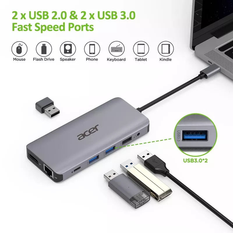 ACER 12-in-1 USB-C Doks
