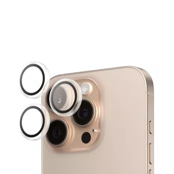PanzerGlass® Hoops® Kameras lēcu aizsargs caurspīdīgs iPhone 16 Pro | 16 Pro Max
