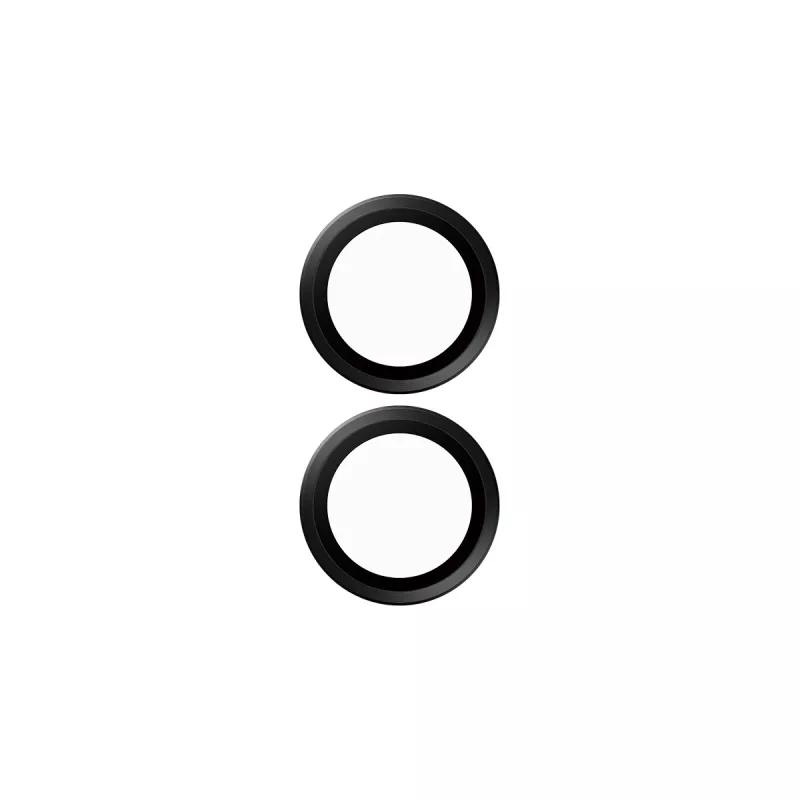 PanzerGlass® Hoops® kameras lēcu aizsargs melns iPhone 16 | 16 Plus