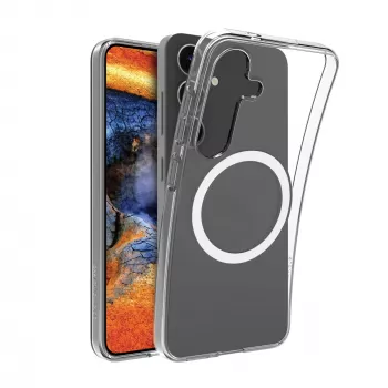 dbramante1928 Greenland Pro Qi2 vāciņš Samsung Galaxy S25, caurspīdīgs