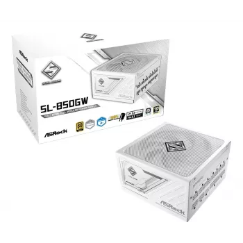 ASROCK Barošanas bloks Steel Legend SL-850G 850W 80+ Gold Balts ATX