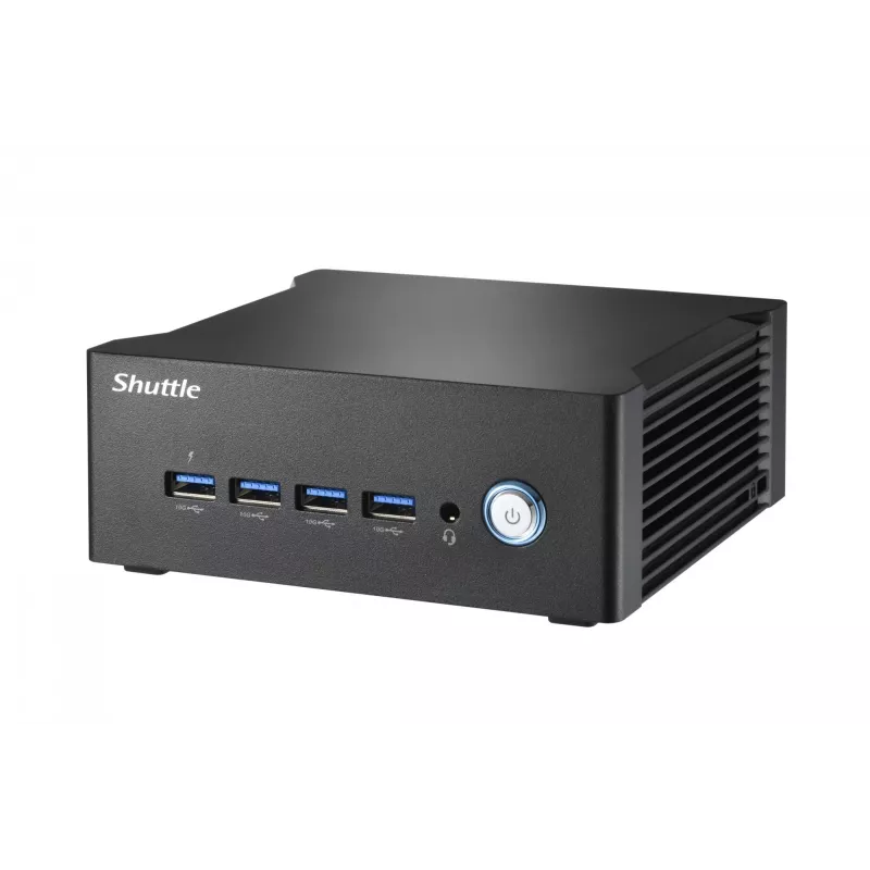 Shuttle Nano PC NT10H5, Intel Core Ultra 5 125H, Intel Arc grafika, 2xHDMI, 2xUSB 4.0 (DP), 2x2.5Gbit LAN, iesk. VESA, 24/7 darbība