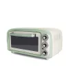 Ariete 979 Design elektriskā cepeškrāsns, 18 L, piemērota 30 cm picai, 1380 W, 3 cepšanas pozīcijas, 60 minūšu taimeris, nerūsējošais tērauds, pasteļzaļa