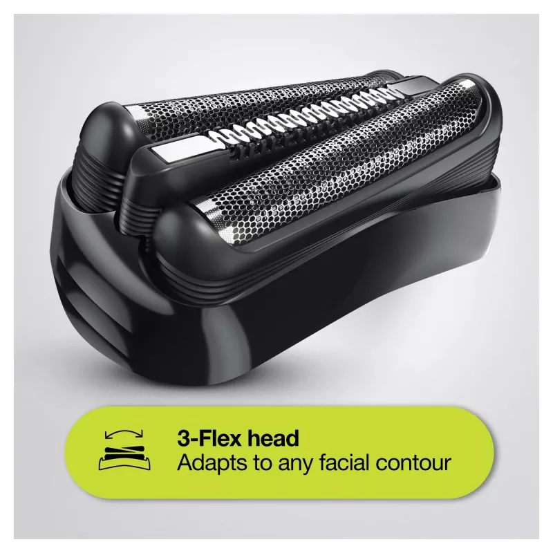 Braun Series 3 Shave&Style 300BT elektriskais skuveklis, melns/zaļš