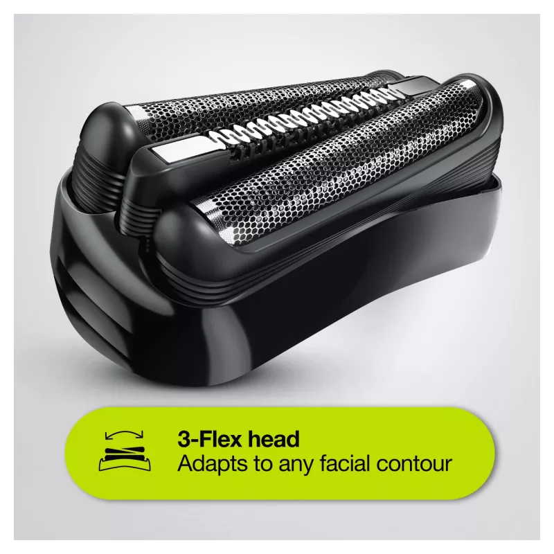 Braun Series 3 Shave&Style 300BT elektriskais skuveklis, melns/zaļš