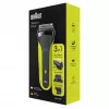 Braun Series 3 Shave&Style 300BT elektriskais skuveklis, melns/zaļš