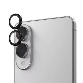 PanzerGlass® Hoops® Kameras objektīva aizsargs Melns Samsung S25 Edge