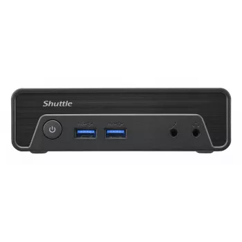 Shuttle Nano PC NE10N, Intel N 100, bez ventilatora, 24/7 darbībai, iekļauts VESA stiprinājums