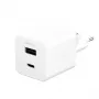 PanzerGlass empower™ by ® Turbo 35W lādētājs ar USB-C + USB-A | EU kontaktdakša | Sudrabbalts