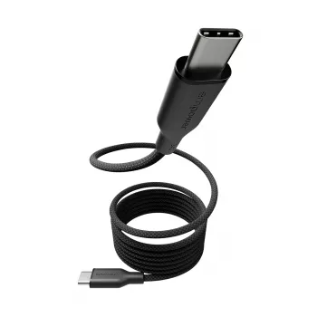 PanzerGlass empower™ by ® Magnetic 240W USB-C uz USB-C kabelis | USB 2.0 | 1,5m | Space Black