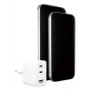 PanzerGlass empower™ by ® Turbo 70W daudzportu lādētājs ar 2 x USB-C + USB-A | EU spraudnis | Sudrabbalts