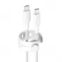 PanzerGlass empower™ by ® Racing 60W USB-C uz USB-C kabelis | USB 2.0 | 1,2 m | Sudrabbalts