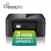 Brother 3-in-1 kompakts bezvadu tintes printeris DCP-J1360DW, krāsu druka, 1200 x 6000 DPI, krāsu kopēšana, A4, melns