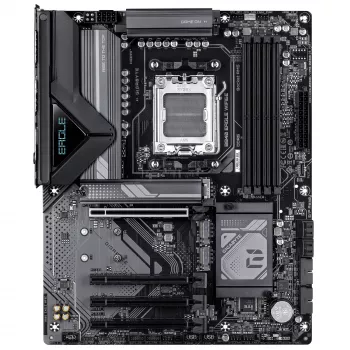 GIGABYTE B840 EAGLE WIFI6E mātesplate - AMD Ryzen 9000 CPU, 8+2+2 fāžu VRM, līdz 8200MHz DDR5(O.C), 2xPCIe 4.0 + 1xPCIe 3.0 M.2, Wi-Fi 6E, 2.5GbE LAN, USB 3.2 Gen 2
