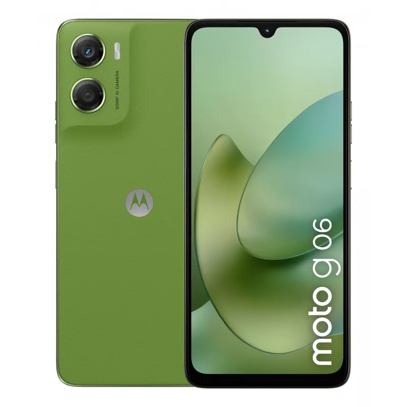 Motorola moto g06 6.88 inch 4G viedtālrunis, 4 GB RAM, 256 GB, zaļš