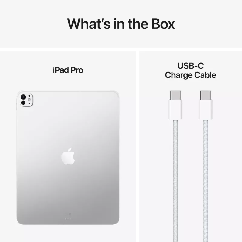 APPLE iPad Pro M5 - 13 collu - Wi-Fi - 512GB - Standarta stikls - Sudraba