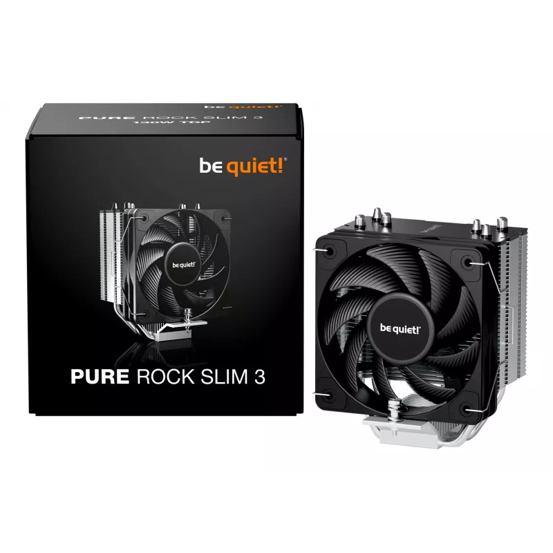 be quiet Pure Rock Slim 3 procesora dzesētājs 10 cm Sudrabs 1 gab.