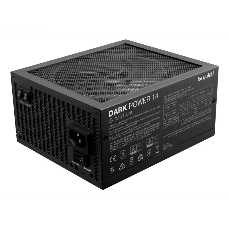 be quiet! Dark Power 14 850 W - 80 Plus Titanium barošanas bloks 20+4 pin ATX ATX Melns