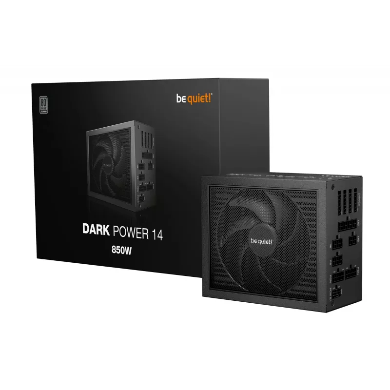 be quiet! Dark Power 14 850 W - 80 Plus Titanium barošanas bloks 20+4 pin ATX ATX Melns