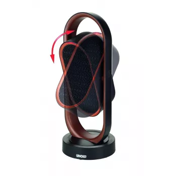 Unold Keramiskais Ventilatora Sildītājs 3D, Melns/Brūns