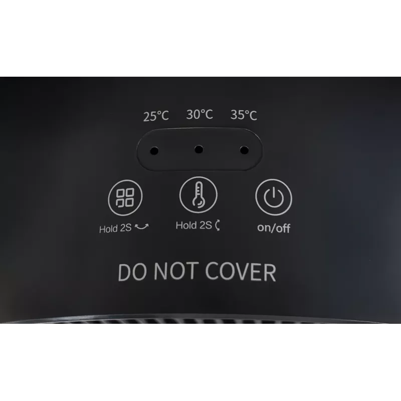 Unold Keramiskais Ventilatora Sildītājs 3D, Melns/Brūns