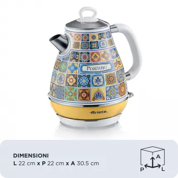 Elektriskā tējkanna Ariete 2869/0P 1.7L 2200W Daudzkrāsaina dzeltena