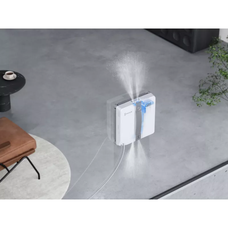 Ecovacs WINBOT MINI WG841-01TD logu tīrīšanas robots, pelēks/balts