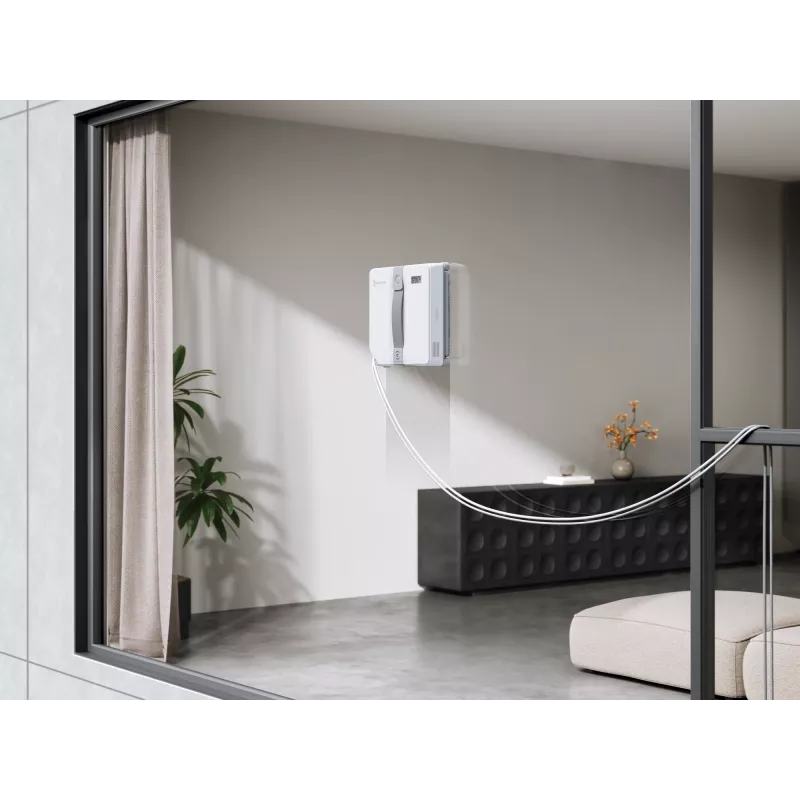 Ecovacs WINBOT MINI WG841-01TD logu tīrīšanas robots, pelēks/balts