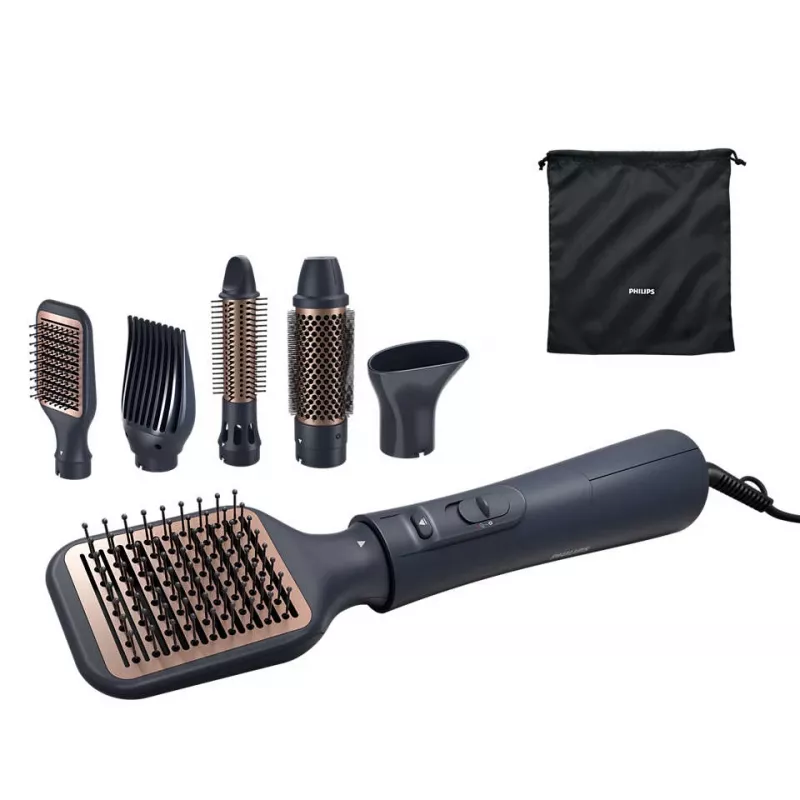 Philips 5000 Series BHA530/00 matu veidošanas suka Air Styler, 1000 W, melna