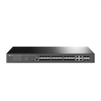 TP-Link Omada 24-portu SFP L2+ pārvaldāms slēdzis ar 4 10GE SFP+ slotiem