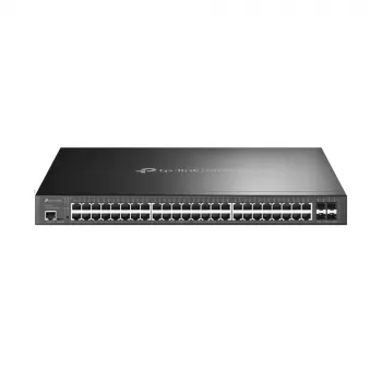 TP-Link Omada 48-Port Gigabit un 4-Port 10GE SFP+ L2+ Pārvaldāms Slēdzis ar 48-Port PoE+