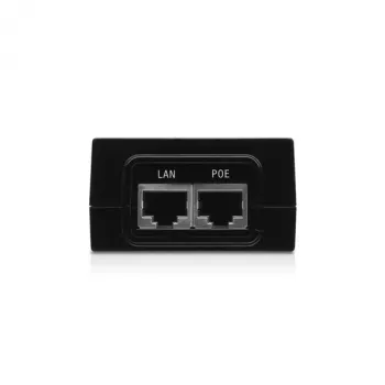 PoE adapteris UBIQUITI POE-24-24W — 24 V PoE, 2 × RJ-45 Fast Ethernet porti, 88×57×33 mm