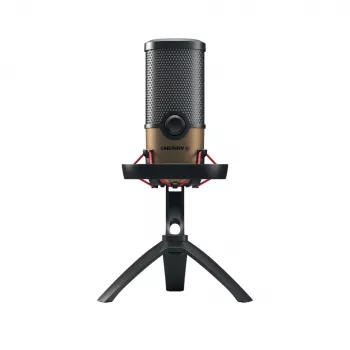 CHERRY UM 9.0 PRO RGB Black, Copper galda mikrofons